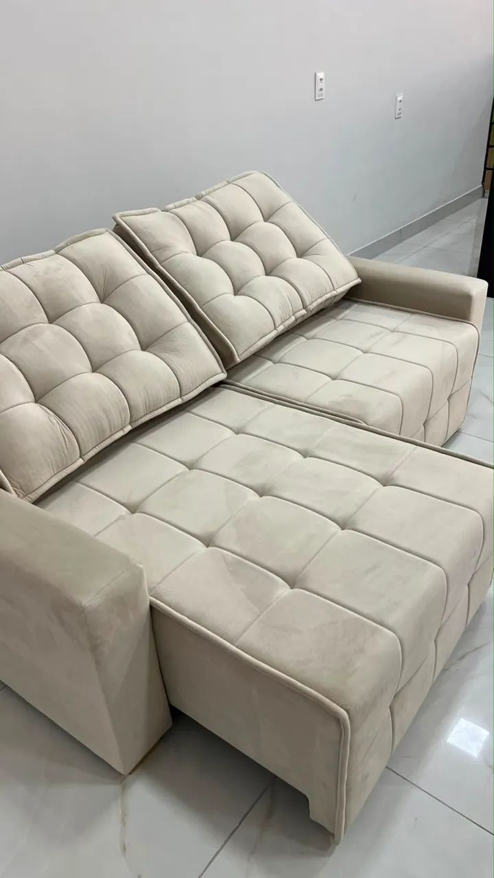 Sofá retrátil novo, preço de fábrica. - Foto 4