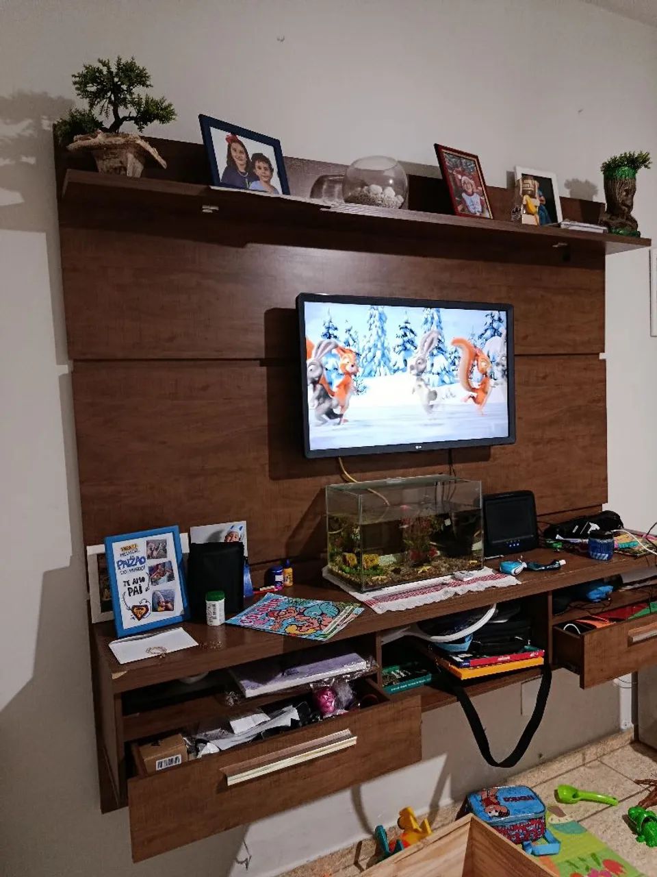 Rack com painel (já está desmontado) - Foto 2