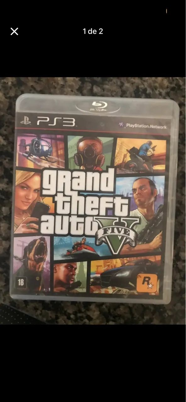 Jogo gta5 ps3 pegando perfeitamente 