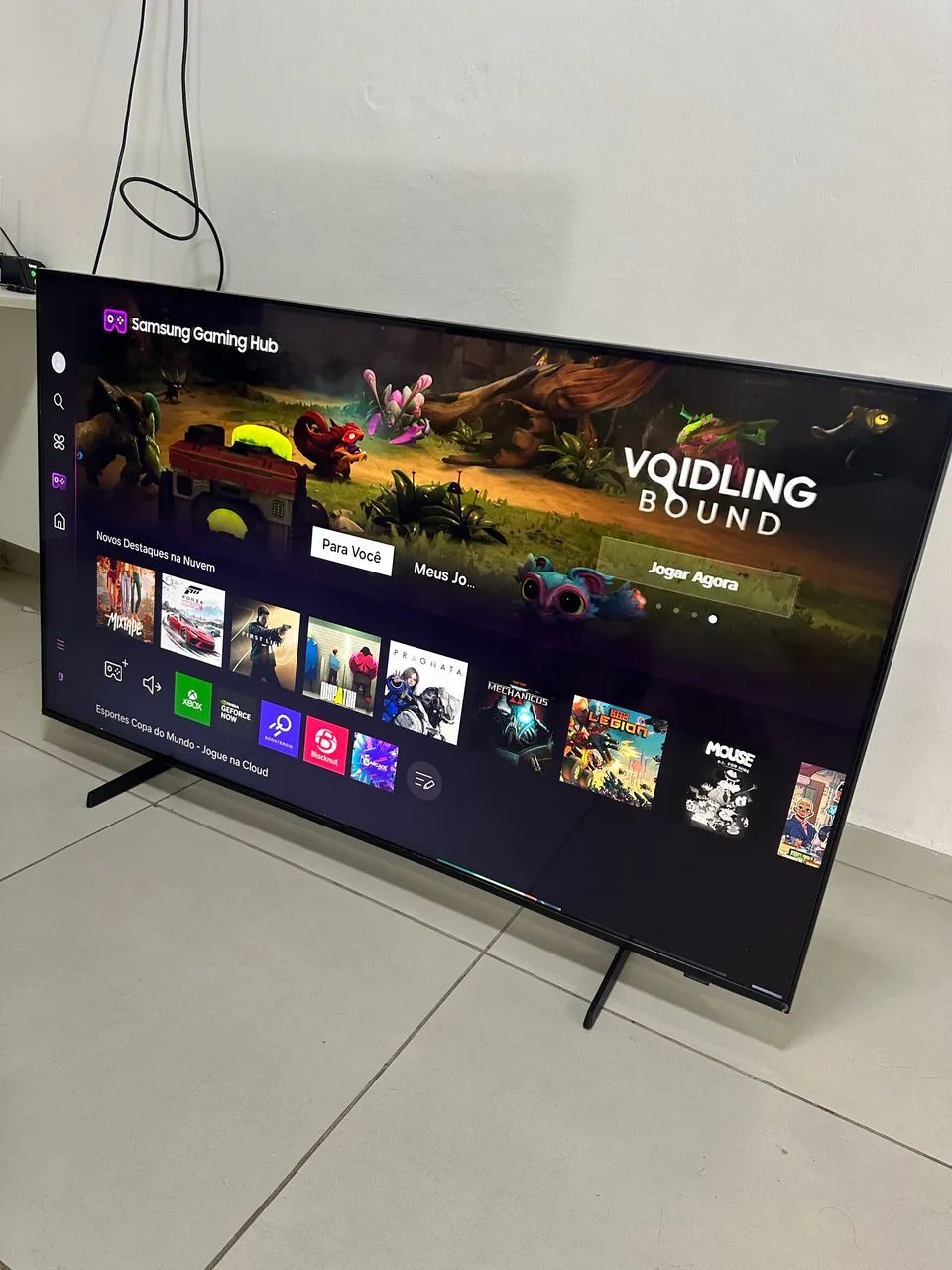 TV smart 55 polegadas Samsung 4k Xbox integrado