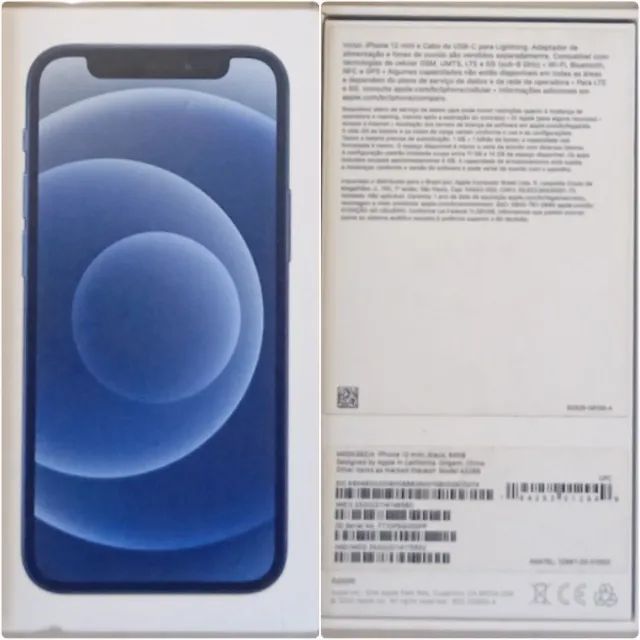 Caixa para iPhone 12 mini Black 64GB Original Usada - Foto 3
