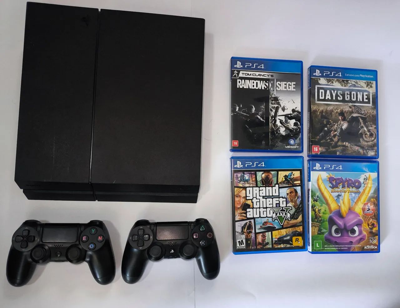 PS4 ( FAT )  - SSD 1TB + 4 JOGOS + 2 CONTROLES  - Foto 6