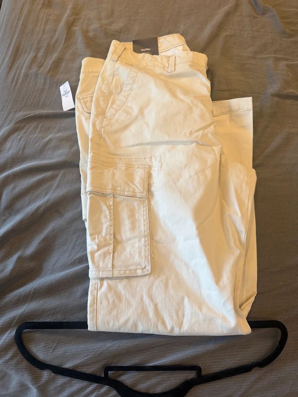 Calça Cargo GAP GapFlex Masculina Bege - Nova com Etieta - Tam. 36x32