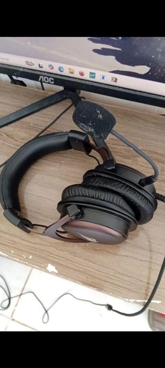 Kit gamer headset+teclado+mouse