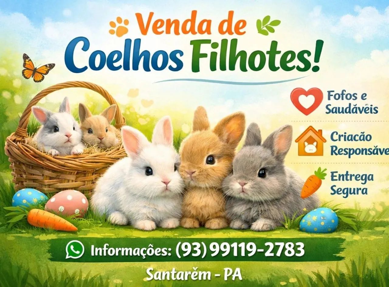 Coelhos filhotes  - Foto 4