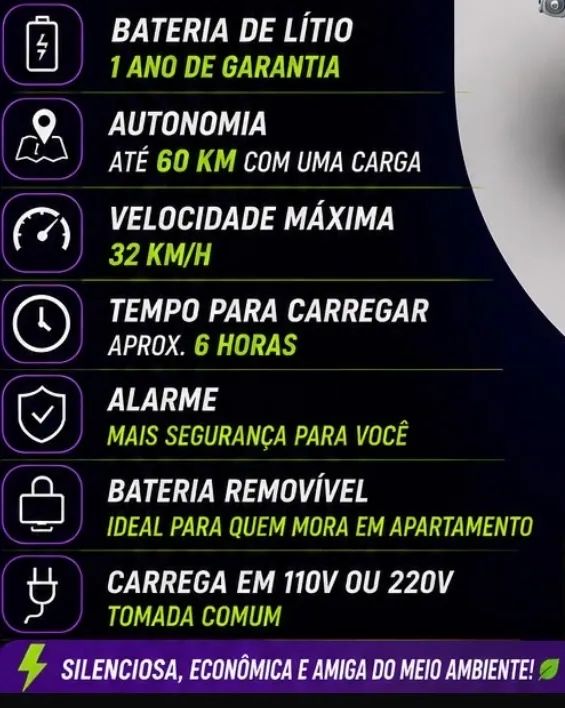 Moto Scooter elétrica - Foto 2