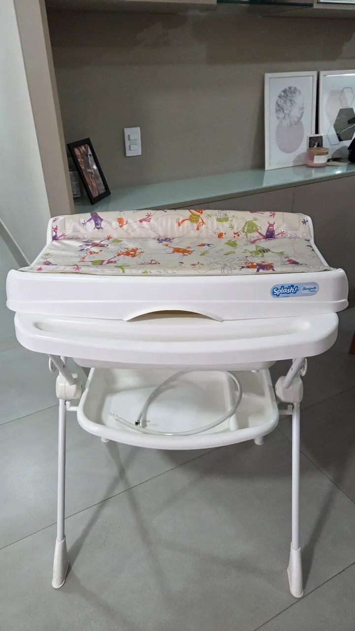 banheira e trocador de bebê burigotto splash - Foto 2