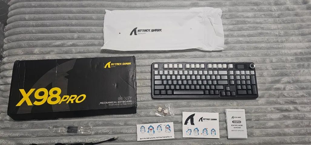 Teclado mecânico Attack shark X98PRO - Foto 2