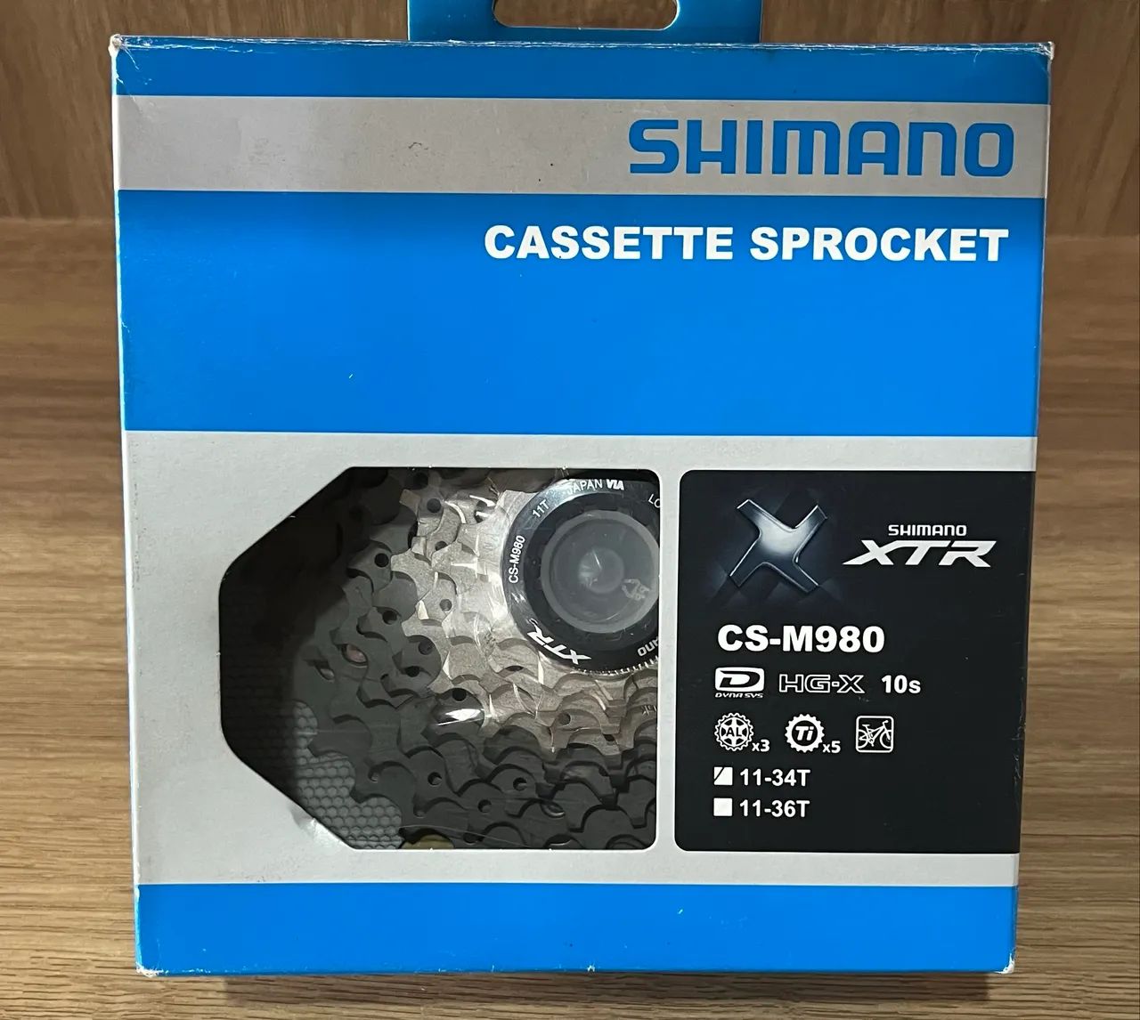 Cassete Shimano XTR 10v 11-34 - Esportes Sobre Rodas - Mogi