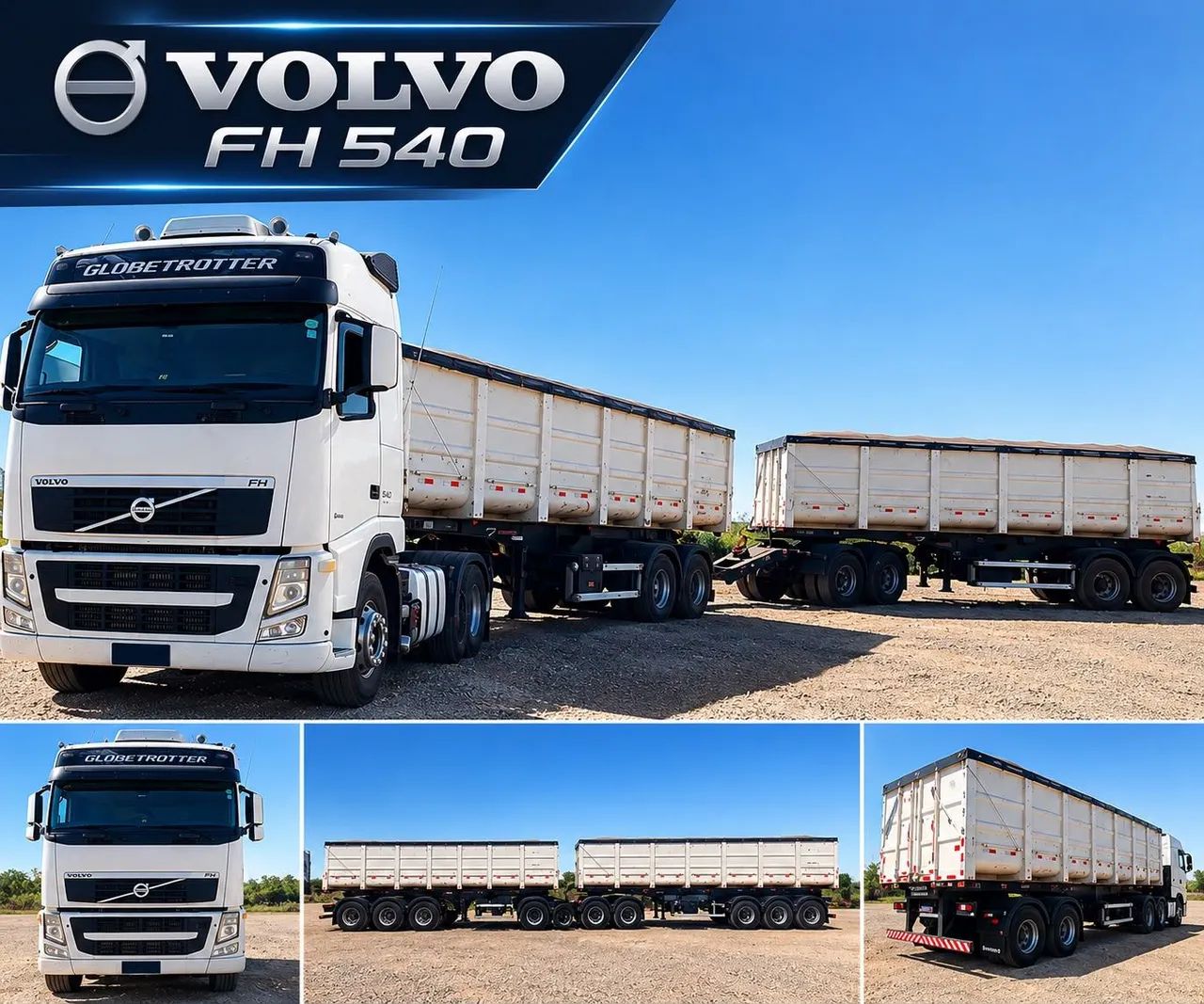 FH 540 engatado conjunto  6x4
