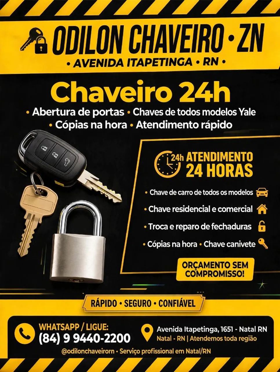 Chaveiro 24hrs