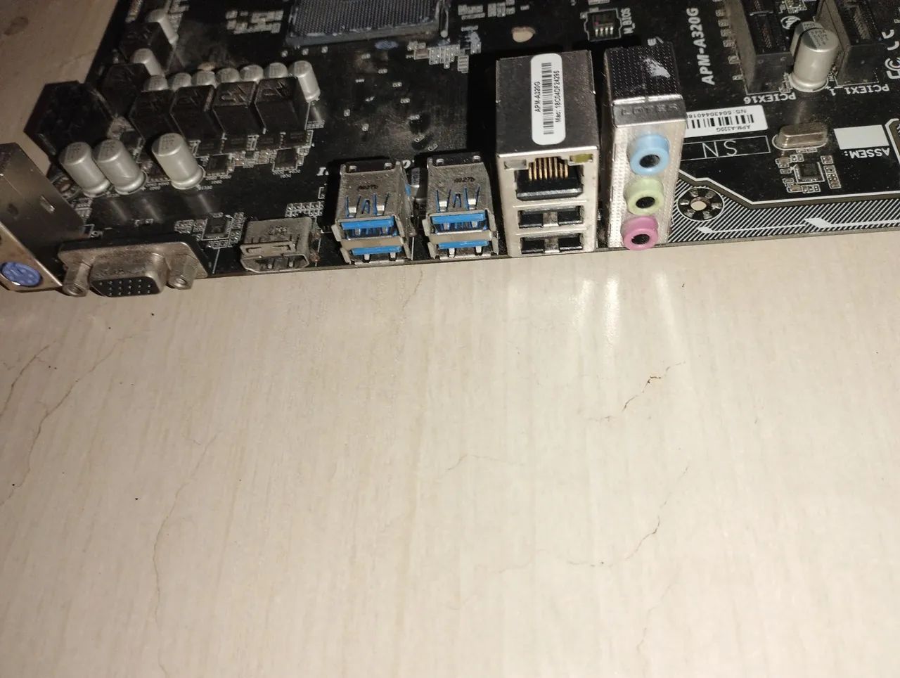 Placa mãe PCWARE apm a320g - Perfeito estado! - Foto 2