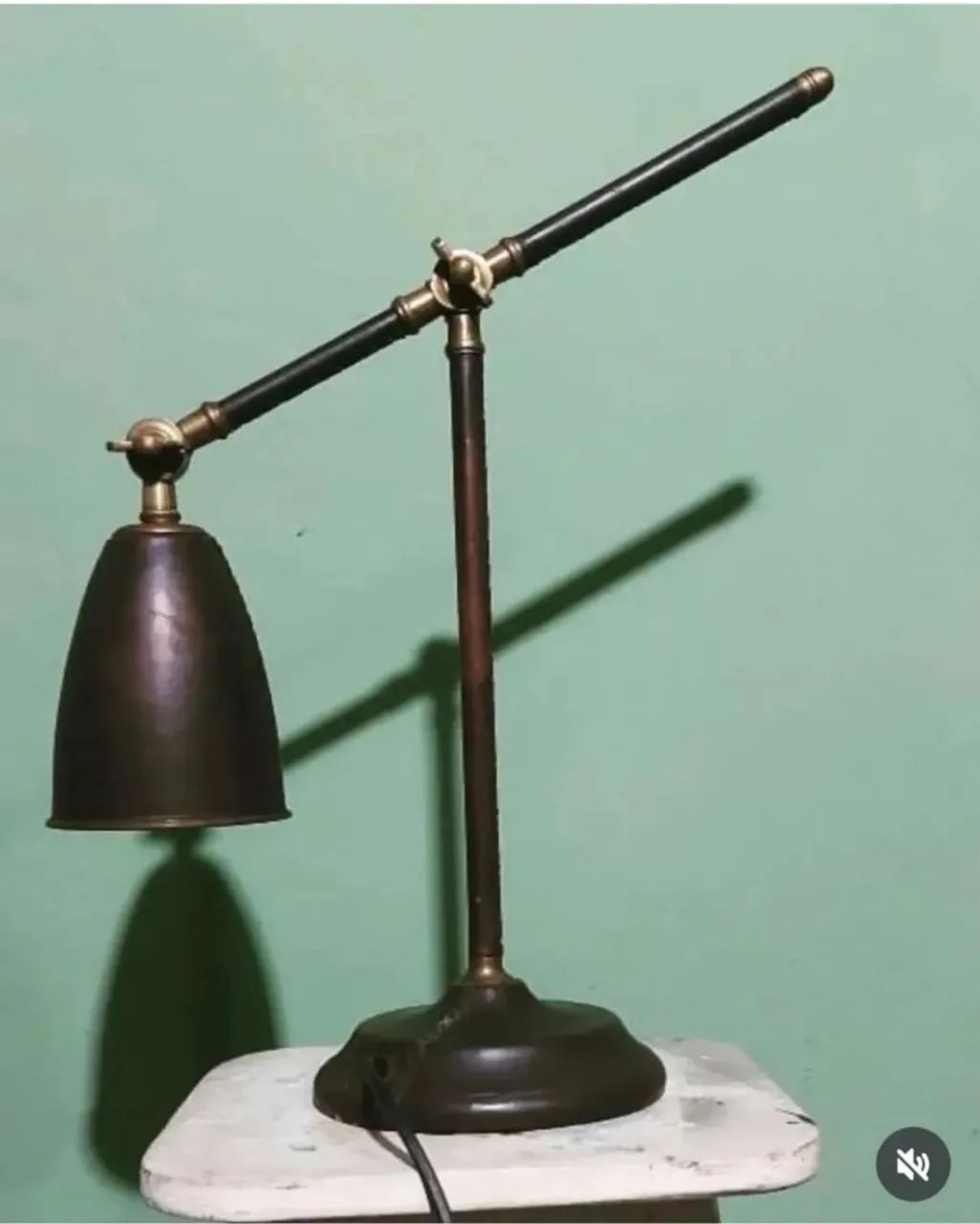Luminária de Mesa Belga SteamPunk