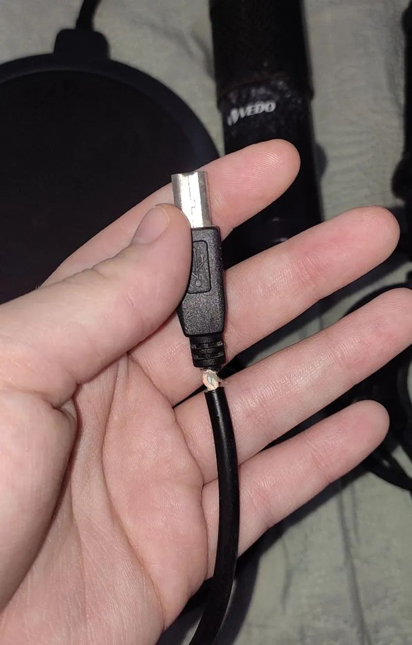 Microfone VEDO BM-800USB com acessórios  - Foto 2