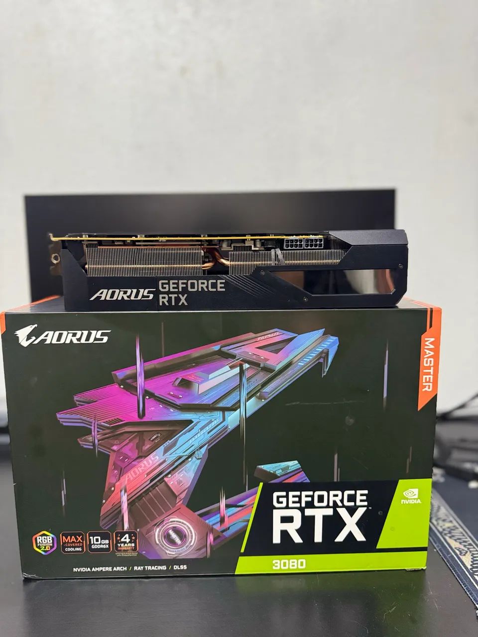 RTX 3080 AORUS MASTER LCD - 10GB  - Foto 2