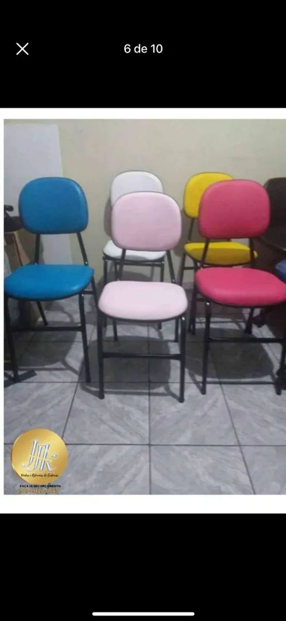 Vendo cadeira fixa acolchoada - Foto 5