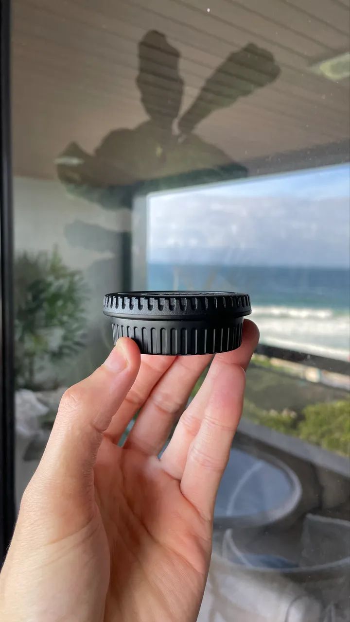 Tampa Protetora Original Canon para Lente - Traseira - Foto 3