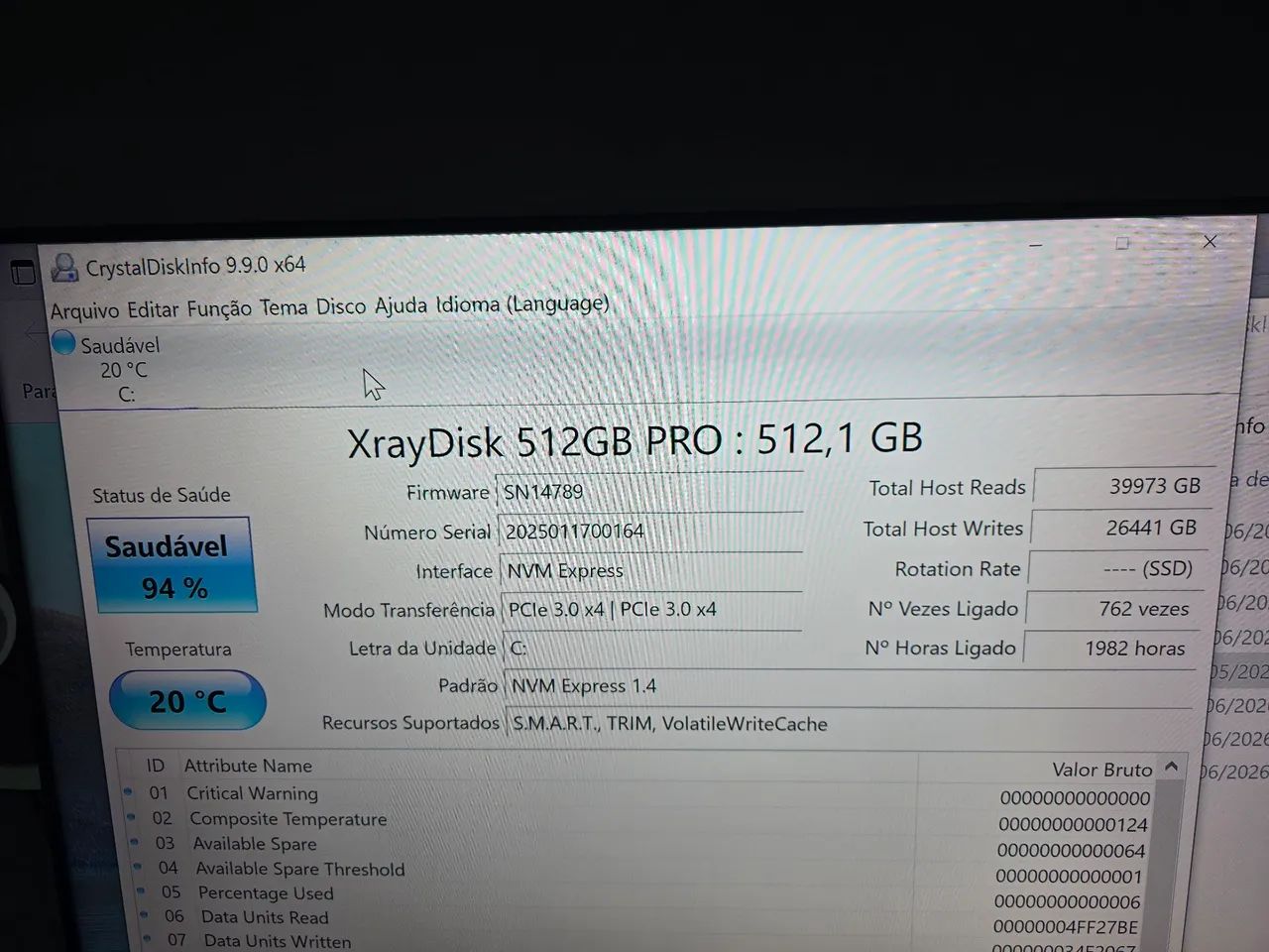 SSD 512GB NVME XrayDisk478194320529827842