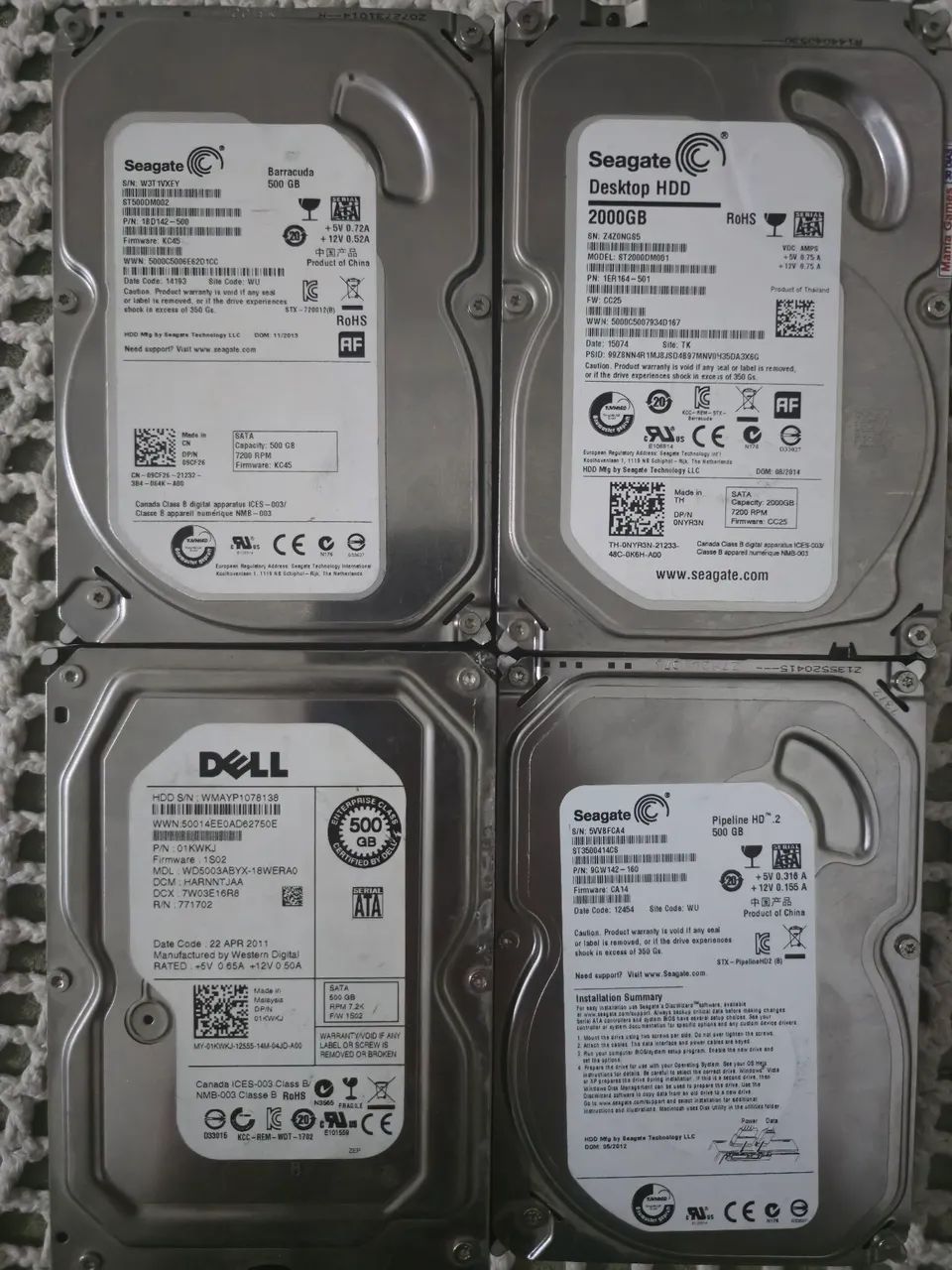 Lote de HDs e SSDs (12 Peças) - Foto 4