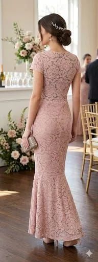 Vestido longo renda Tam G - Foto 2