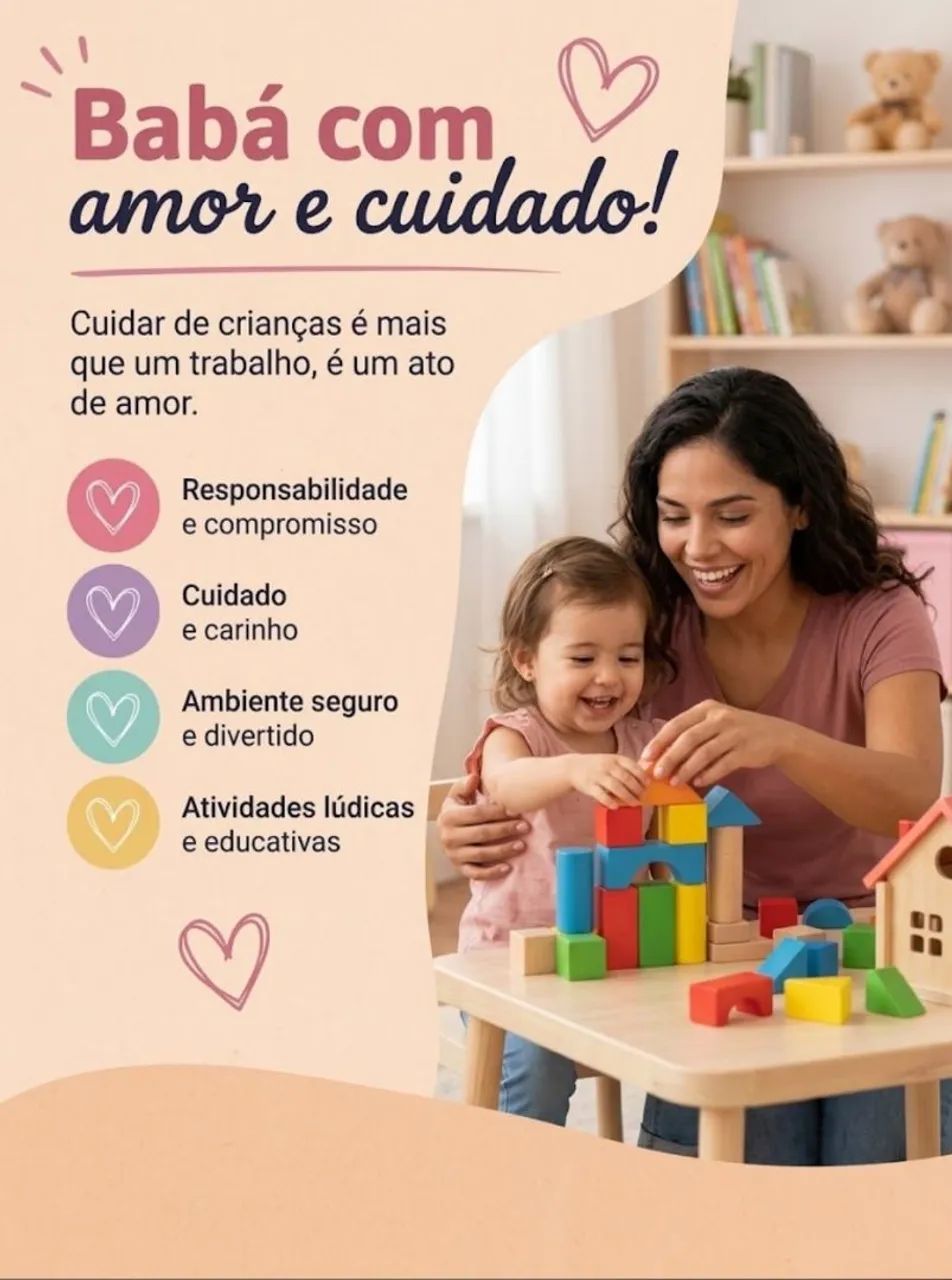 Babá Responsável e Carinhosa