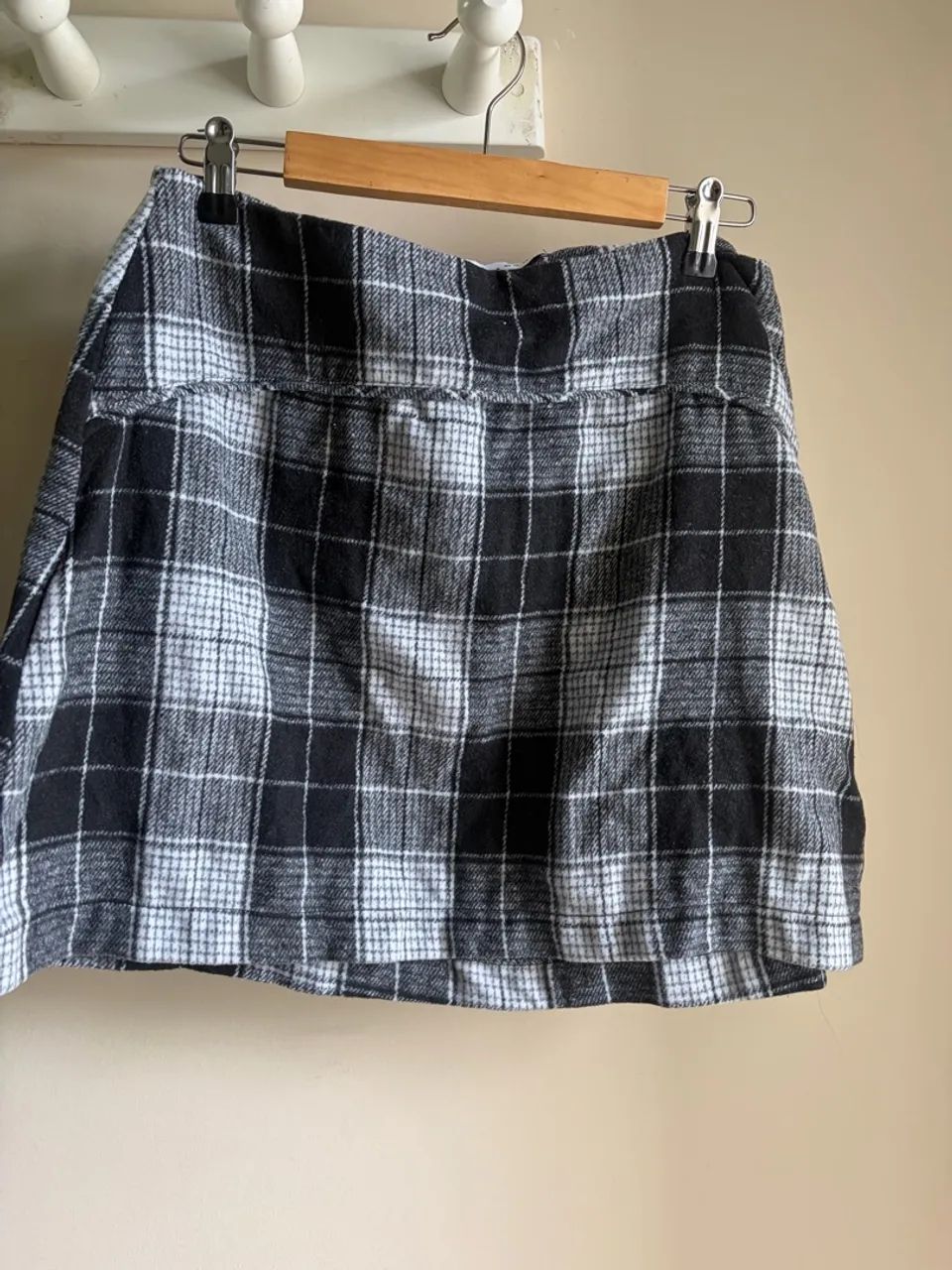 Saia Xadrez - Preto e Branco  - Foto 2