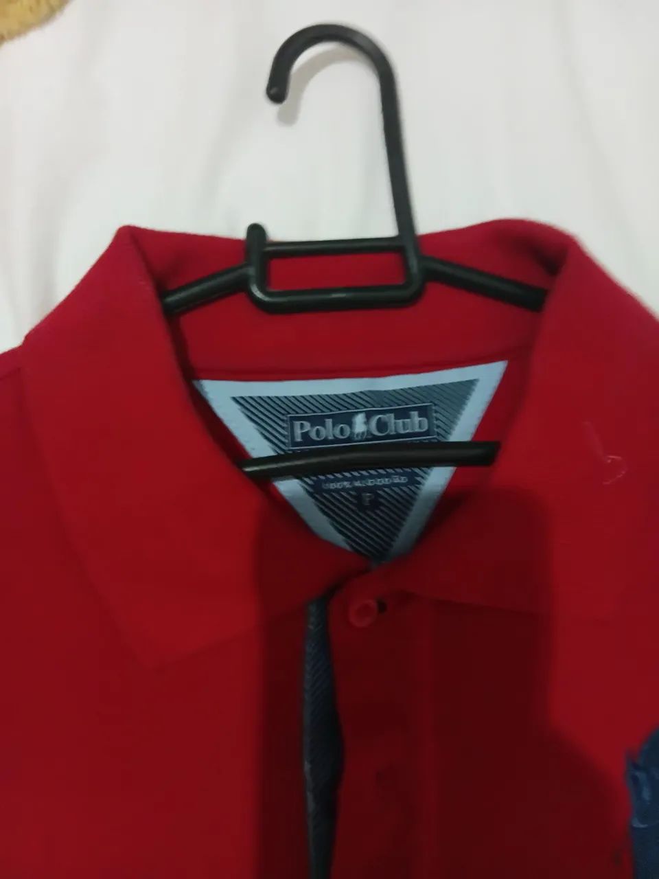 Camisa Polo vermelho  - Foto 3