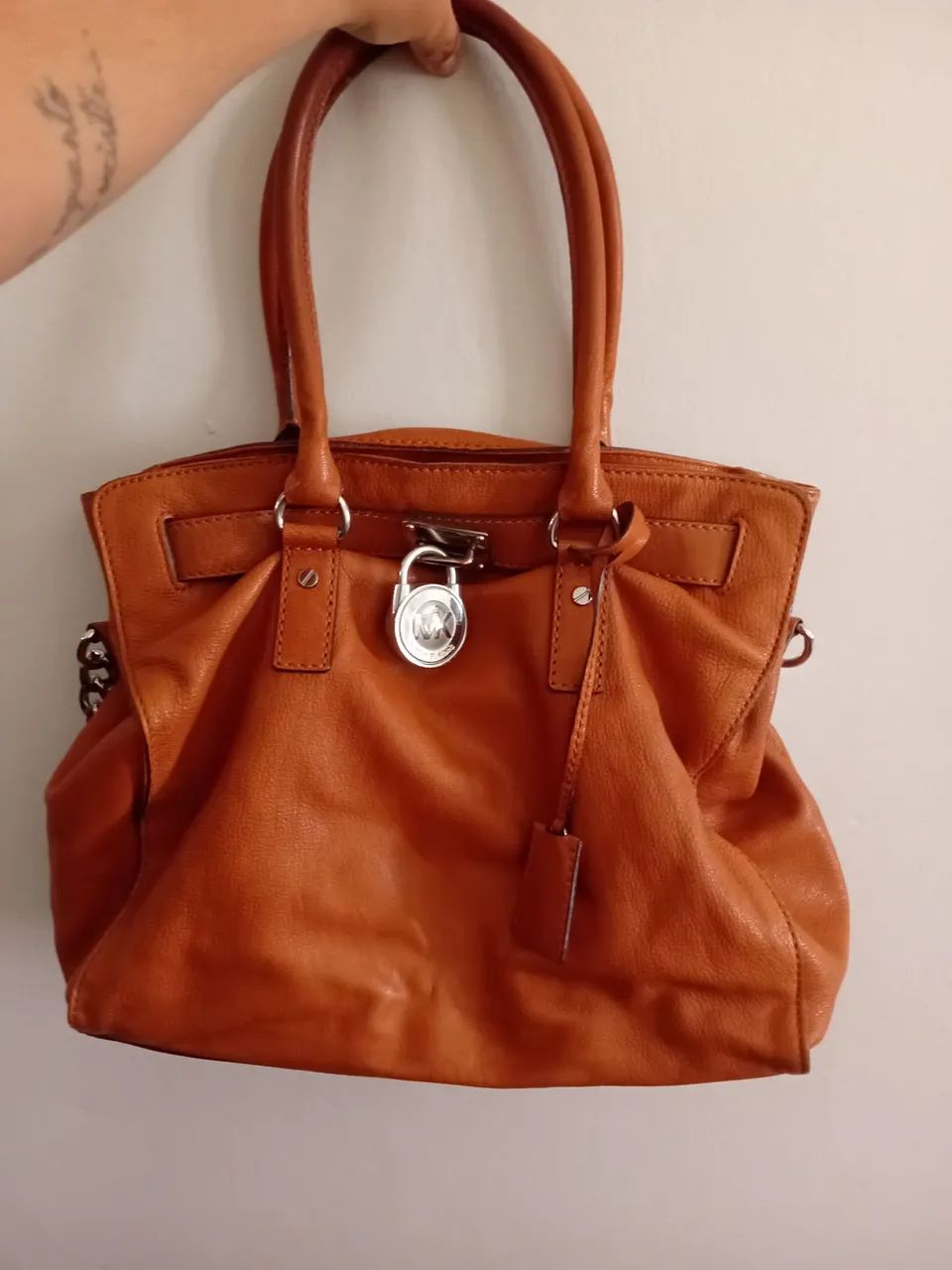 Bolsa laranja Original da Michael kors 