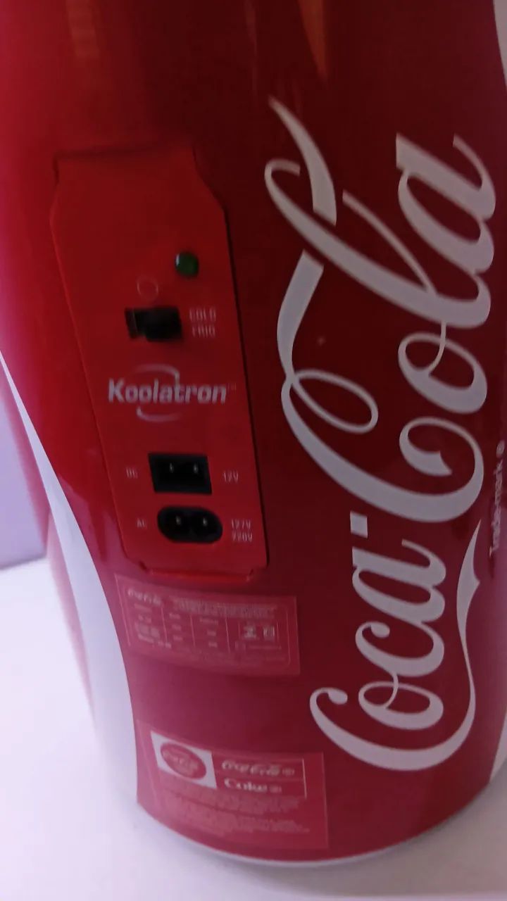 Mini Cooler Elétrico Coca Cola 8 Latas Bivolt - 110V - Foto 3
