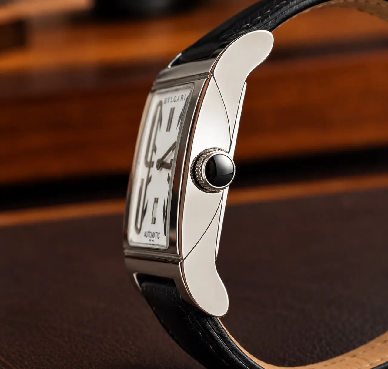 BVLGARI Rettangolo Automatic RT45S Swiss Made   Original Extra - Foto 5