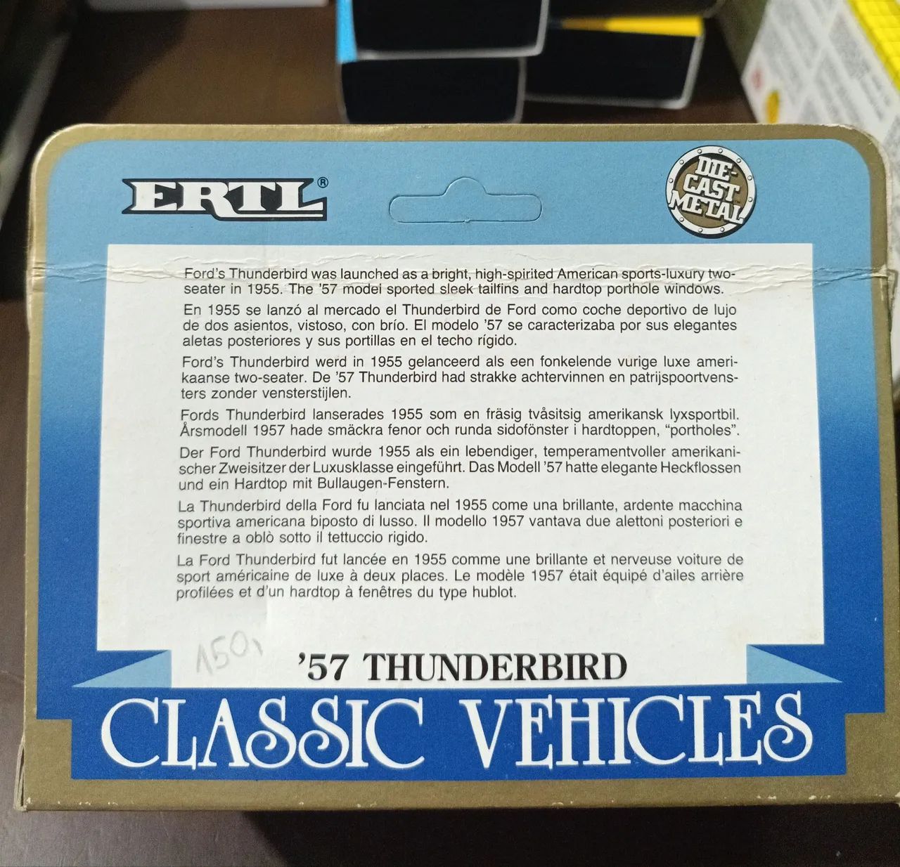 Miniatura ERTL 57 Thunderbird 1:43 Importado - Foto 4