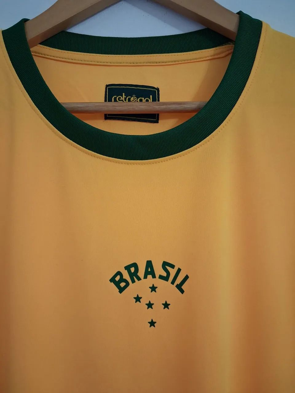 Camisa Brasil Retrô Gol - Foto 2