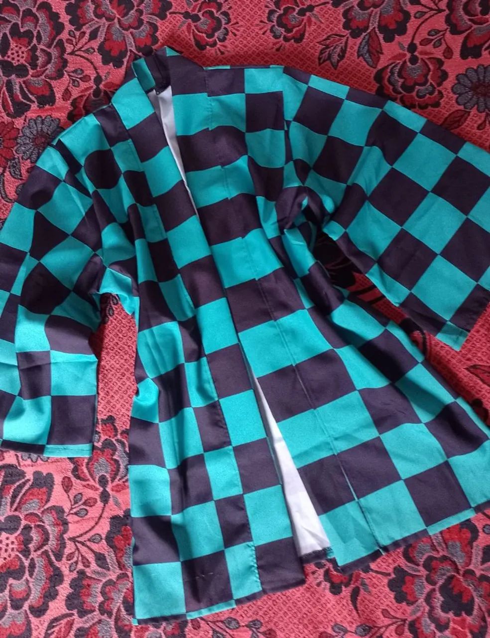 Capa de Cosplay Demon Slayer Tanjiro Usada