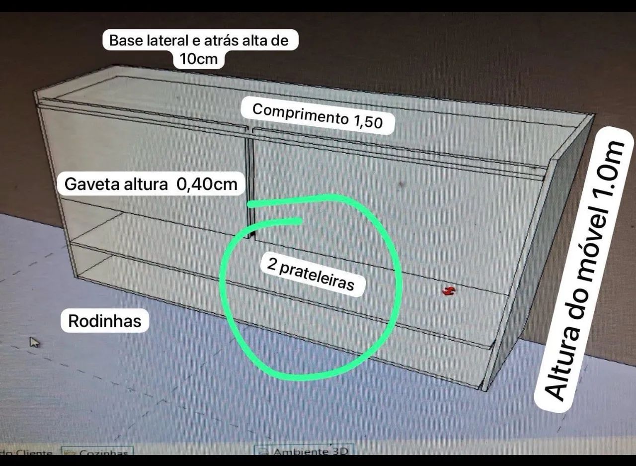 Bancadas brancas para studio 