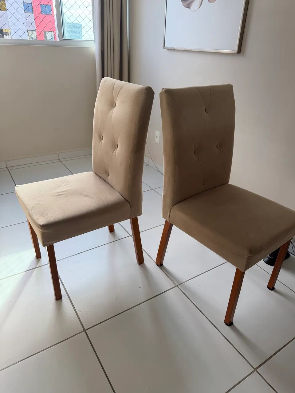 Mesa tampo de vidro, com 4 cadeiras - Foto 4