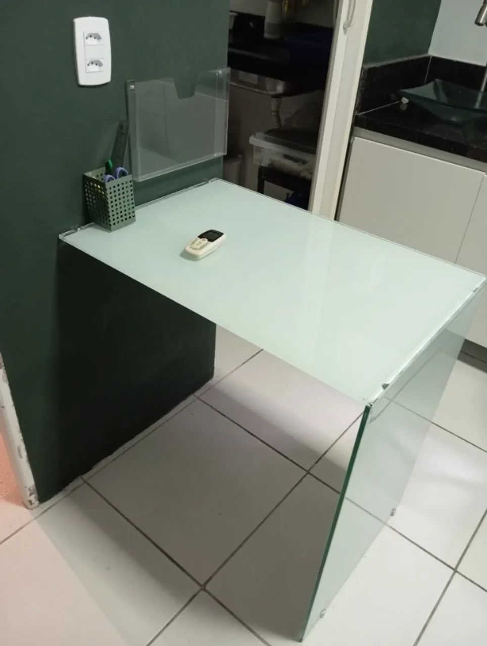 Mesa de Vidro Escritorio - Foto 3