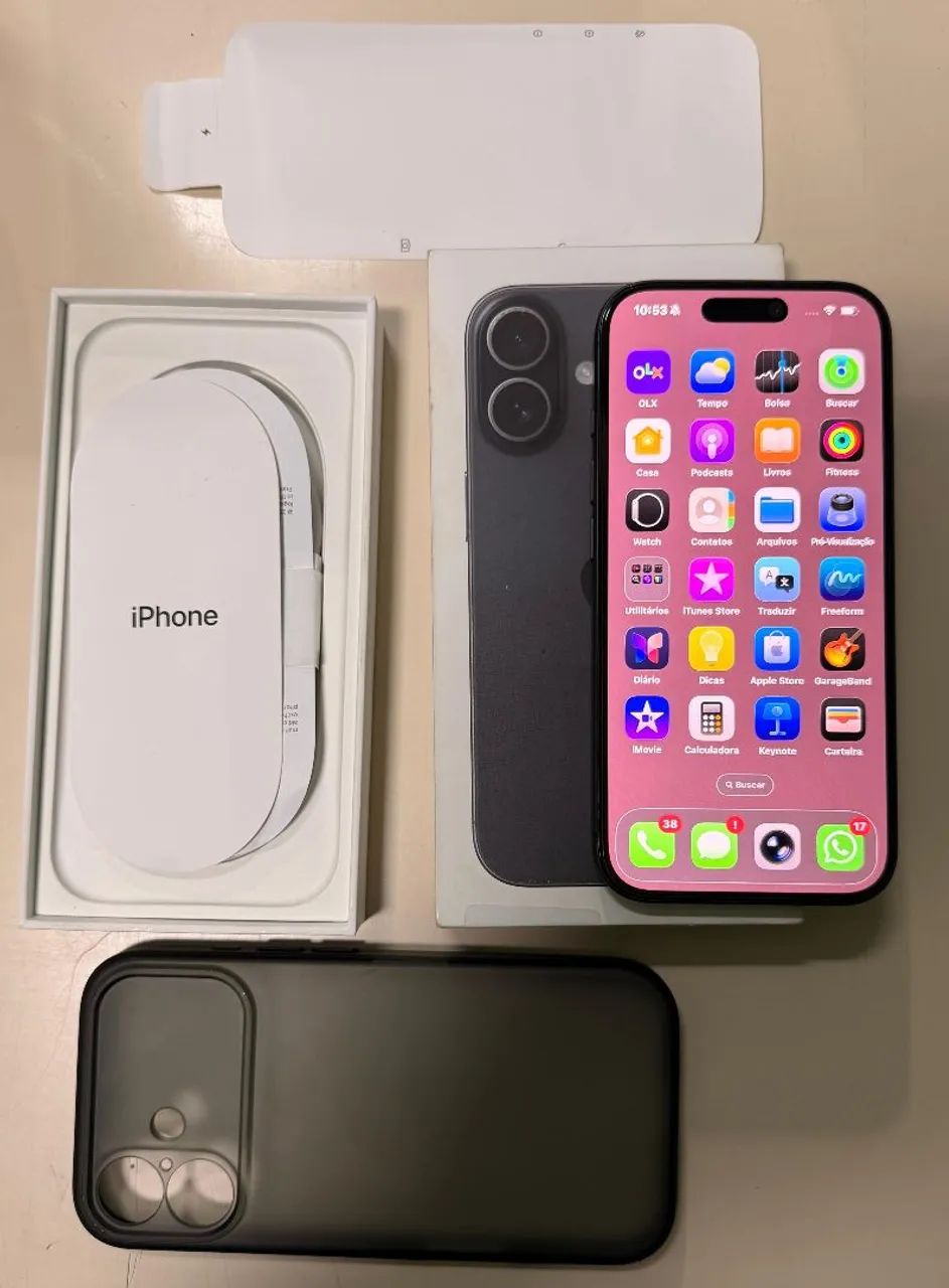 IPHONE 17 BLACK 256GB ESTADO DE NOVO - Celulares e Smartphones