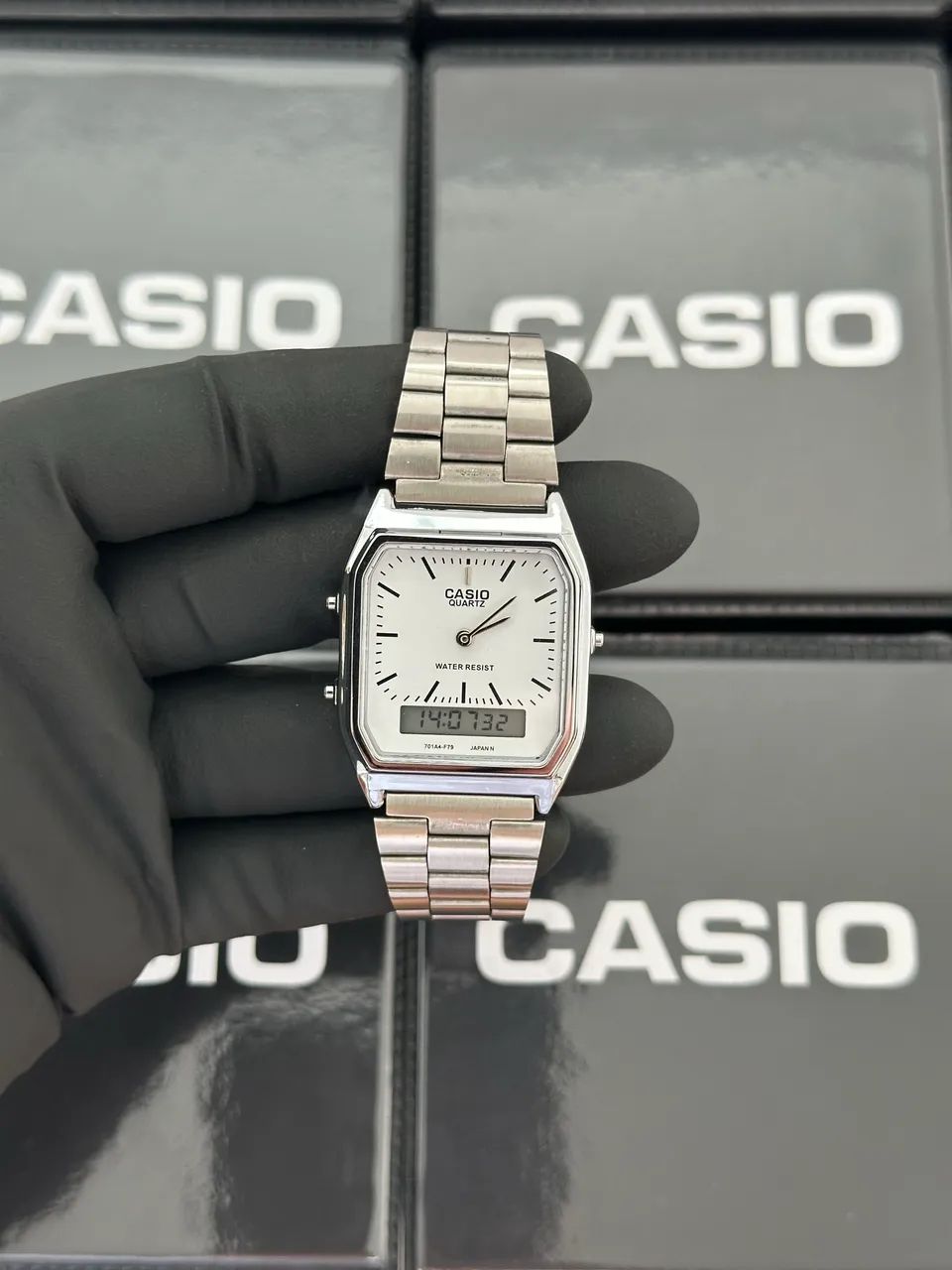 Relógios Casio ponteiro e digital femininos 