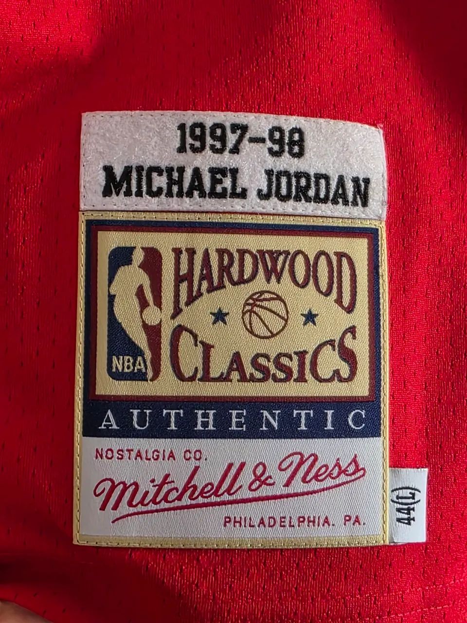 Jersey authentic mitchell ness chicago bulls jordan finals 1997/1998 - Foto 5