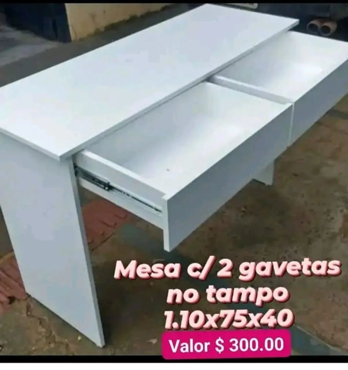 Mesa gavetão penteadeira MDF  - Foto 2