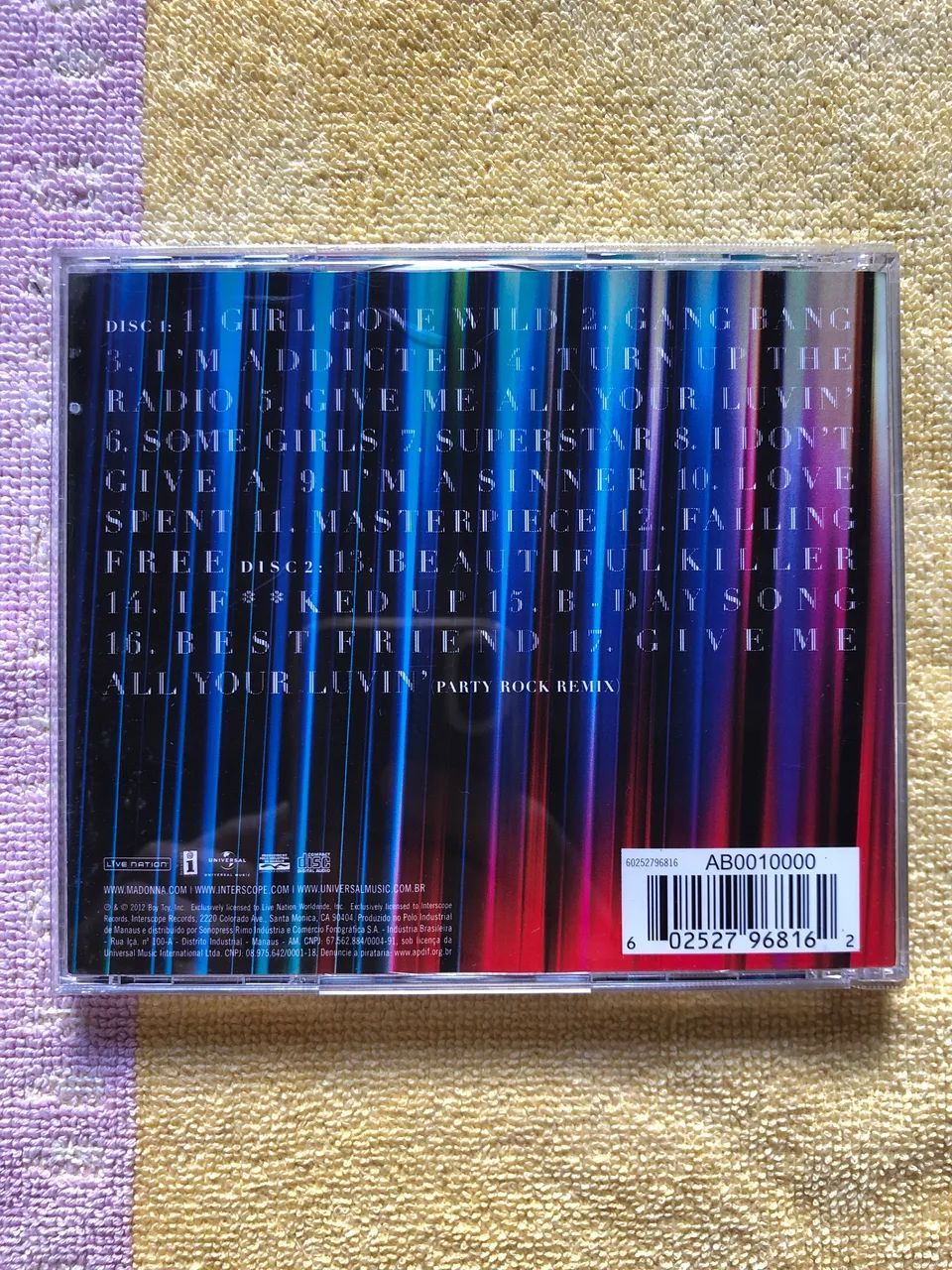 CD MADONNA MDNA DUPLO ORIGINAL - Foto 2