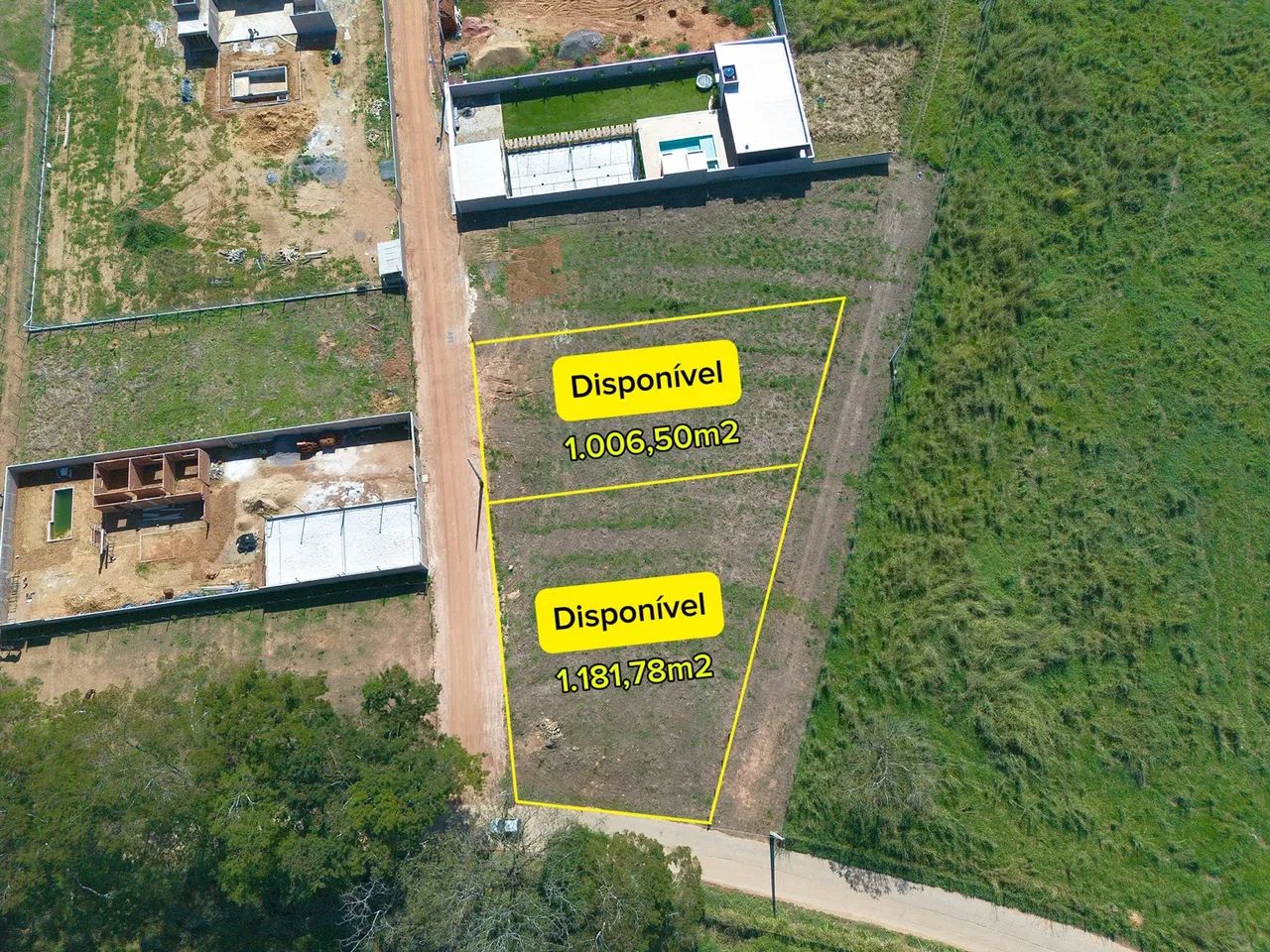 Terrenos para chácara/casa no Macuco