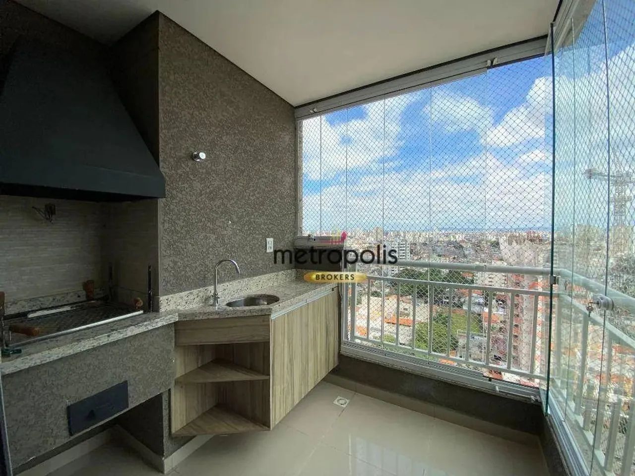Apartamento com 2 dormitórios para alugar, 63 m² por R$ 3.995,31/mês - Campestre - Santo A - Foto 6