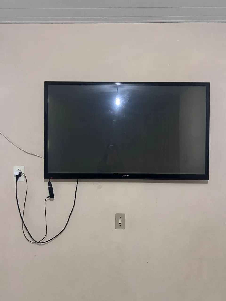 Televisão Samsung plasma 52 polegadas (inclue adaptador smart)