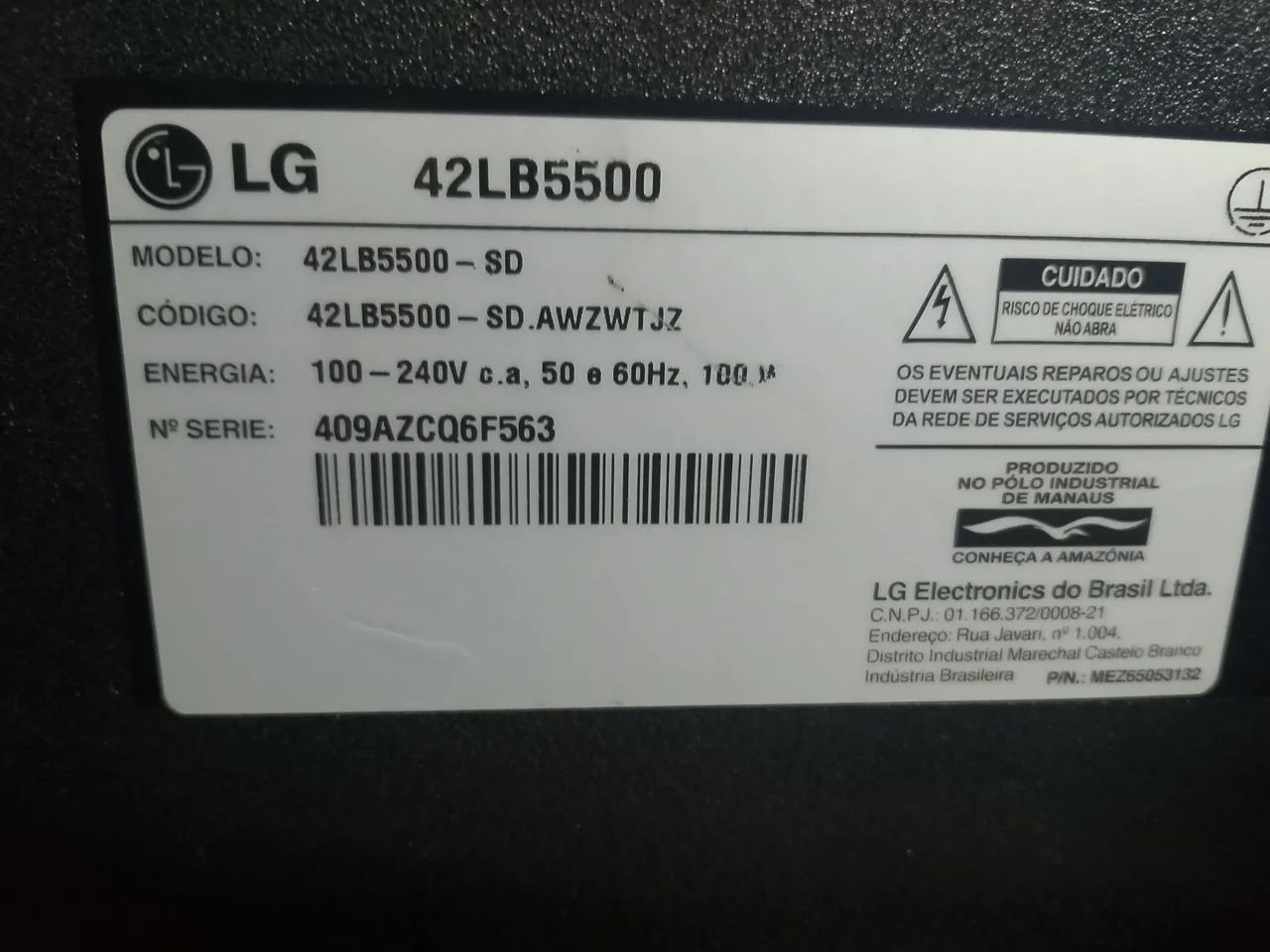 Televisão 42 polegadas LG - NÃO É SMART - Foto 4