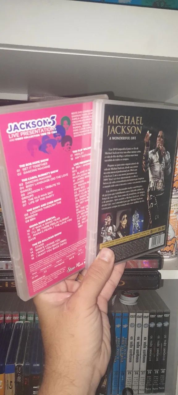 DVD Michael Jackson A Wonderful Life e DVD Jackson 5 Live - Foto 2