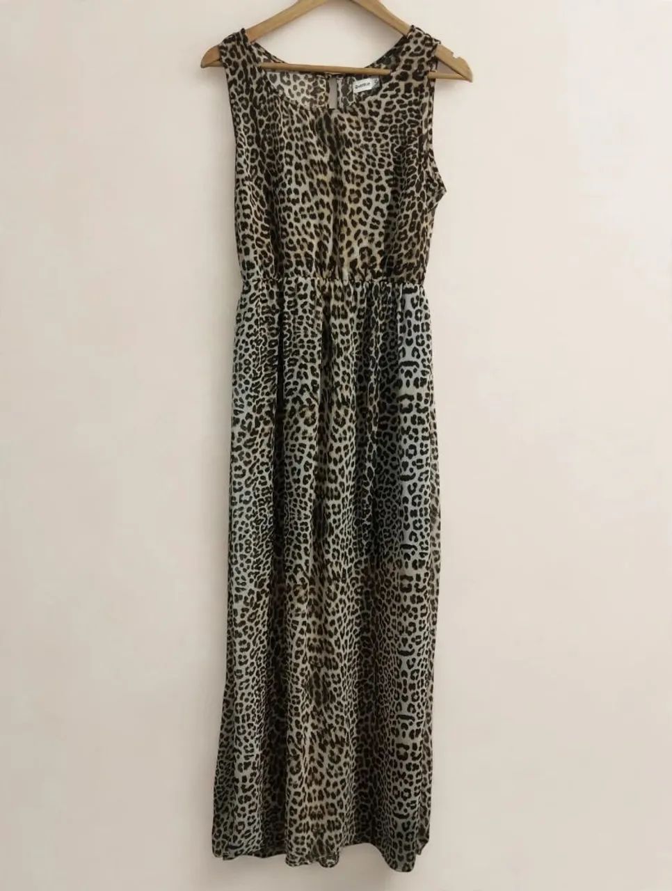 Vestido Longo Onça Claro - Foto 3
