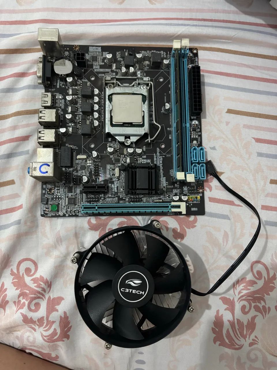 PLACA MÃE + PROCESSADOR + MEMÓRIA RAM E COOLER - Foto 2
