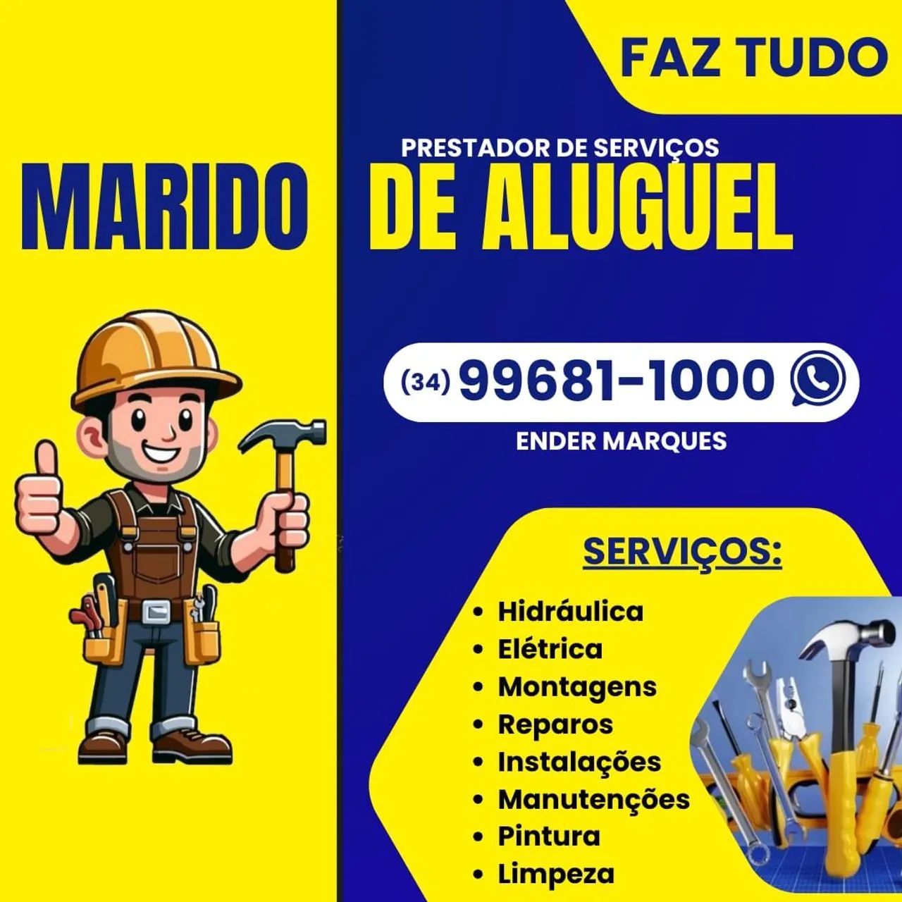 Marido de Aluguel Uberlândia