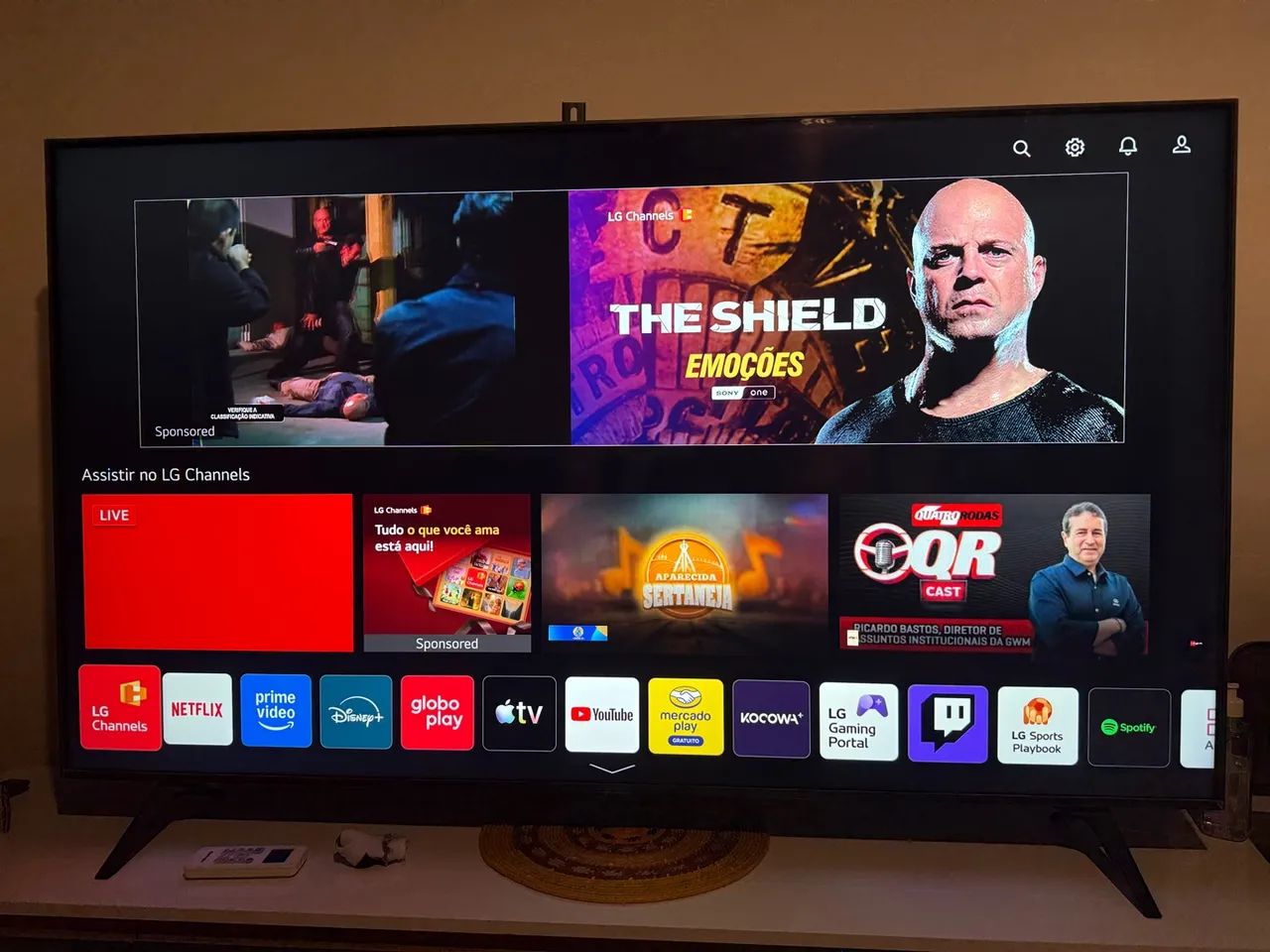 Smart tv 75 polegadas Qned LG tela premium LG 